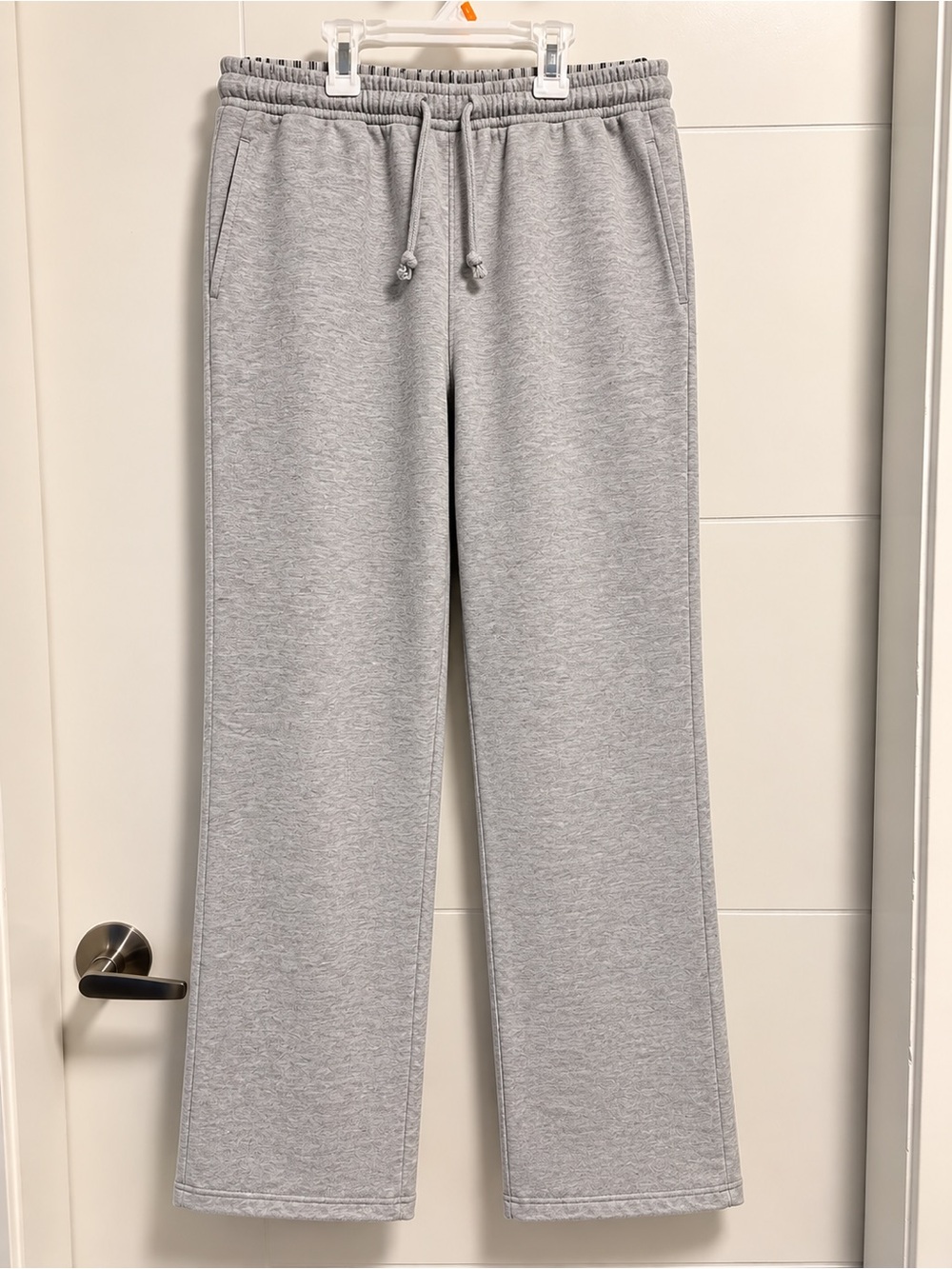 Womens Gray Drawstring Sweatpants